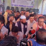 Ranoj Pegu, Education Minister of Assam & Mahbubul Hoque, Hon'ble Chancellor USTM at KNB Women's College (KBWC)