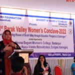 AMU Professor Dr FAiza Abasi speaks at Barak Valley women's conclave held at KNB Women's College (KBWC)