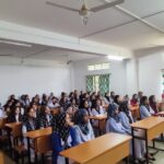 Students of KNB women's college (KBWC) inside the classroom