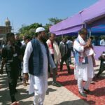 Ranoj Pegu, Education Minister of Assam & Mahbubul Hoque, Hon'ble Chancellor USTM laying foundation at KNB Women's College (KBWC)